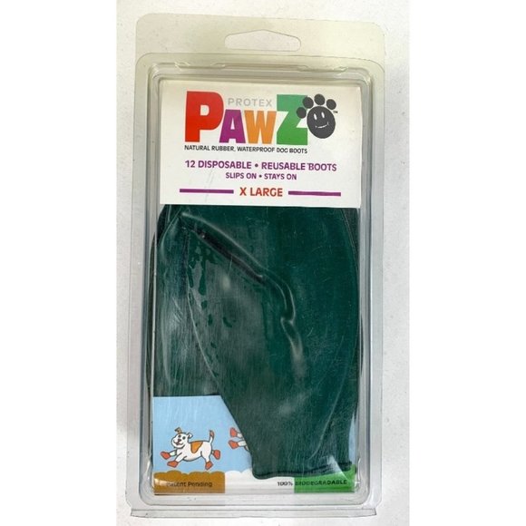 Protex Pawz Rubber Dog Boots, 12 pack, size L & XL - Picture 3 of 5